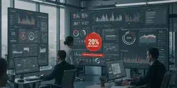 Advanced data analytics dashboard showing improved retail forecasting accuracy.