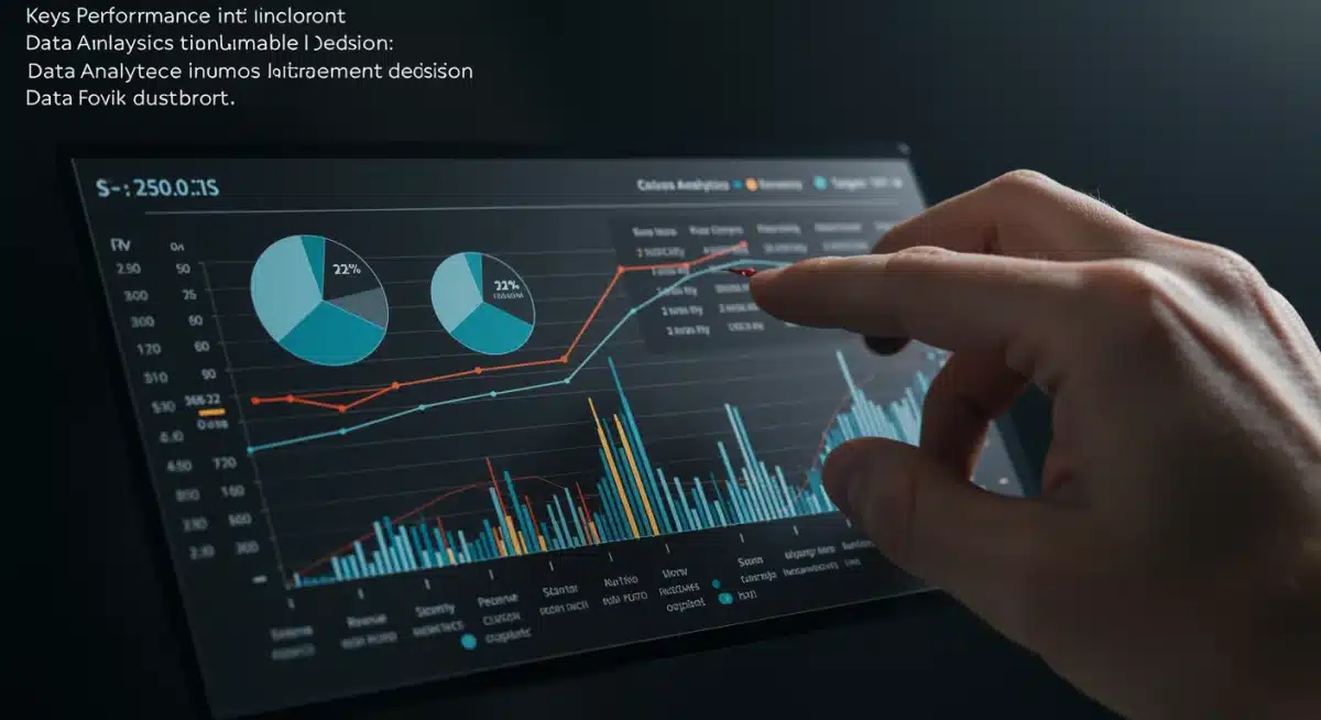 Dashboard displaying financial KPIs and data analytics for crisis management and loss reduction.