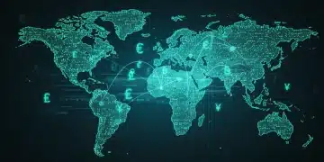 Global digital payment network with fast transaction lines