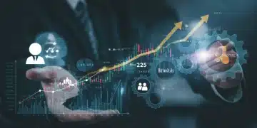 Illustration of robust brand strategy components leading to customer loyalty and financial growth